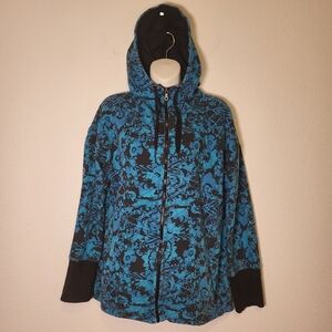 Gaiam Psychedelic Splatter Hoodie size XLarge